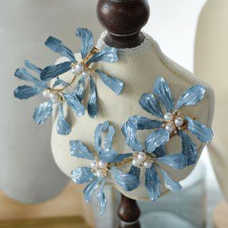Flower Headpiece Blue - One Size