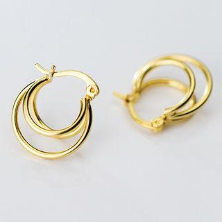 925 Sterling Silver Moon Dangle Earring