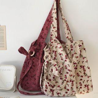 Rose Corduroy Shoulder Bag