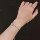Rhinestone Star Bracelet Bracelet - Star - Silver - One Size