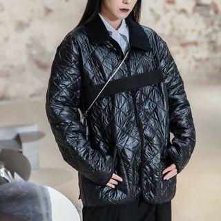 Quilted Padding Jacket Black - One Size