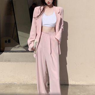 Loose-fit Blazer / Straight-cut Loose Dress Pants
