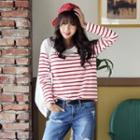 Round-neck Striped T-shirt