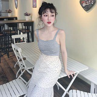 Button Back Cropped Top