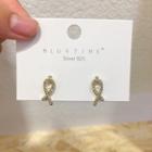 Rhinestone Stud Earrings Era068 - 03 - One Size