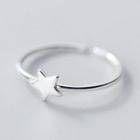 Star Open Ring S925 Sterling Silver - As Shown In Figure - One Size