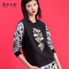 Dragon Sequined Pullover