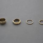 Various Ring Set Of 4 Gold - One Size