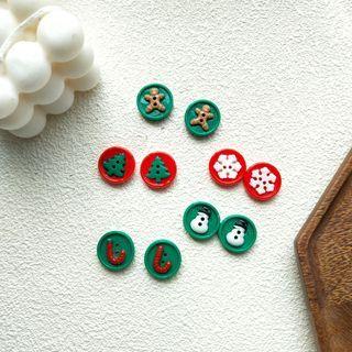 Christmas Stud Earring / Clip-on Earring (various Designs)