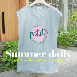 Petite Sleeveless T-shirt