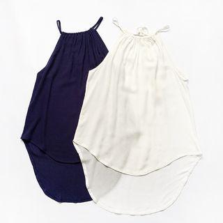 High Neck Sleeveless Top