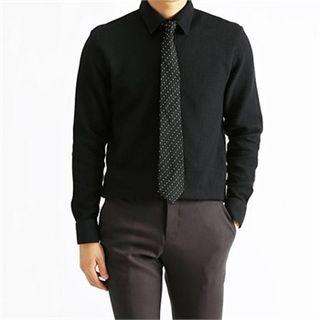 Embossed Cotton Shirt