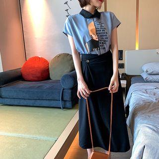 Set: Print Top + Skirt