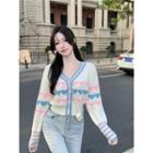 Heart Cardigan Milky White - One Size