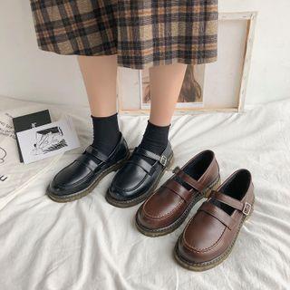 Double Strap Mary Jane Loafers