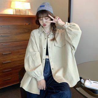 Puff-sleeve Loose-fit Jacket