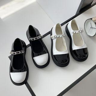 Chained Platform Mary Jane Shoes