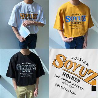 Soyuz Letter-printed T-shirt