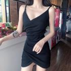 Wrap Strappy Sheath Dress