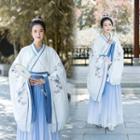 Set: Traditional Chinese Hanfu Top + Skirt