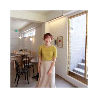 Short-sleeve Crochet-knit Top