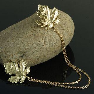 Chain-accent Brooch