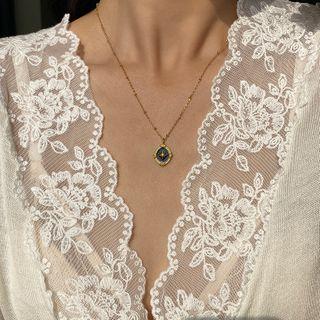 Star Pendant Alloy Necklace 1 Pc - Star Pendant Alloy Necklace - Gold - One Size