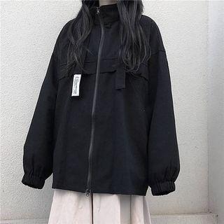 Zip Jacket / Midi A-line Skirt