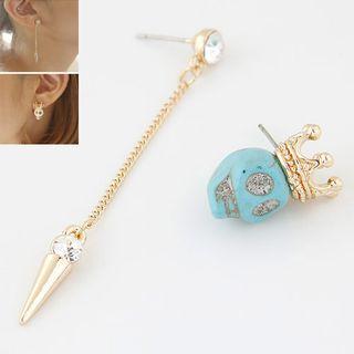 Skull Non Matching Earring