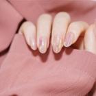 Pointed Faux Nail Tips 479 - Pink - One Size