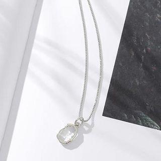 Hoop Pendant Necklace 1 - Necklace - One Size