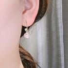 Faux Pearl Dangle Earring Be0328 - Gold - One Size