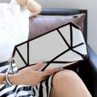 Geometric Wristlet With Shoulder Strap