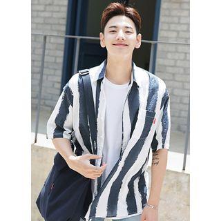 Striped Boxy Shirt