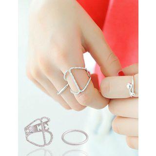 Set Of 2: Layered Ring
