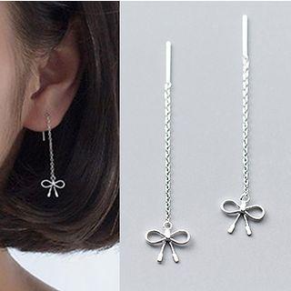 Ribbon Earring As Shown In Figure - One Size