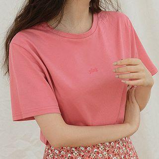 Printed Round-neck Tee