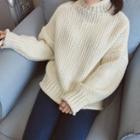 Turtleneck Chunky Knit Sweater