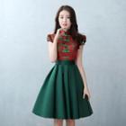 Mandarin Collar Cocktail Dress