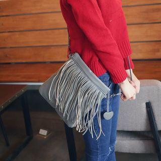 Fringed Cross Body Bag
