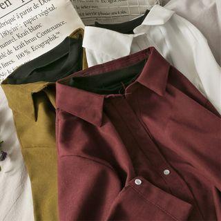 Mock Two-piece Loose Shirt