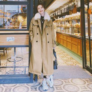Double Breasted Long Parka