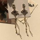 Rhinestone Drop Statement Earring 1 Pair - Earrings - One Size