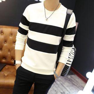 Two Tone Fleece Lined Sweatshirt