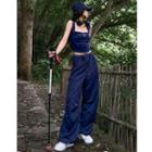 Tie-waist Drawstring Loose Harem Pants In 6 Colors