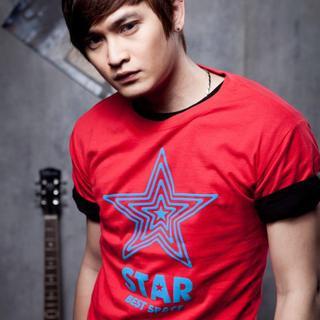 Short-sleeve Star Print T-shirt