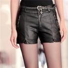 Genuine Leather Shorts