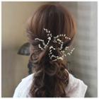 Bridal Faux Pearl Hair Pin As Shown In Figure - One Size