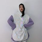Cap-sleeve All Over Print Hoodie