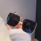 Faux Leather Sunglasses